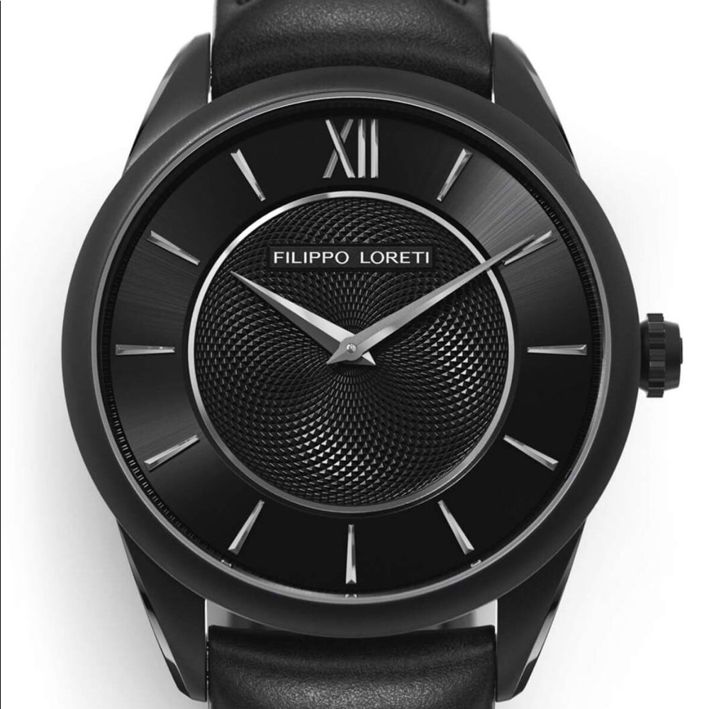 Men’s Filippo Loreti “Rome Matte Black” watch